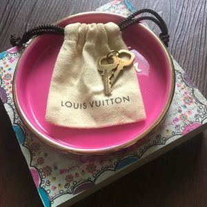 Authentic LV key charms w/mini dustbag
